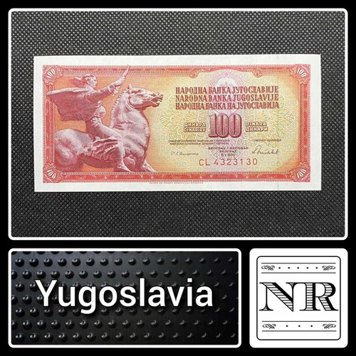 Imagen 1 de 4 de Yugoslavia - Europa - 100 Dinara - Año 1986 - Unc - P# 90 C