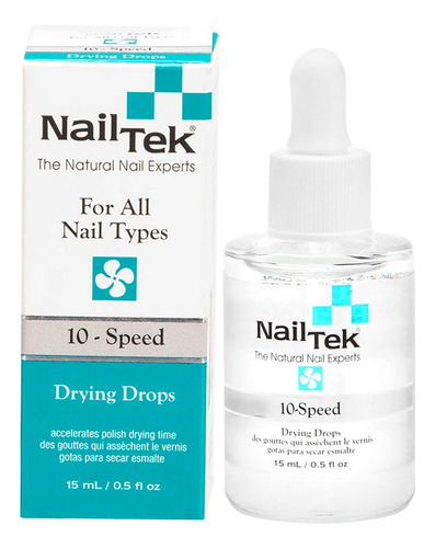 Nail Tek 10-speed 15ml Gotas, Secante Esmalte Unhas