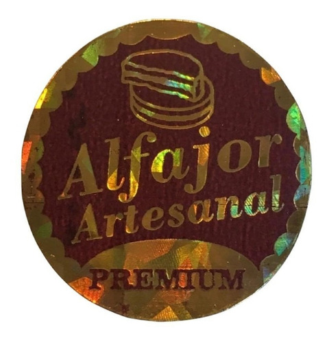 Sticker Para Alfajor 100 Unidades