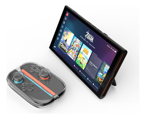 Caja Joy-con Switch 2 Transparente Con 6 Ranuras Juegos