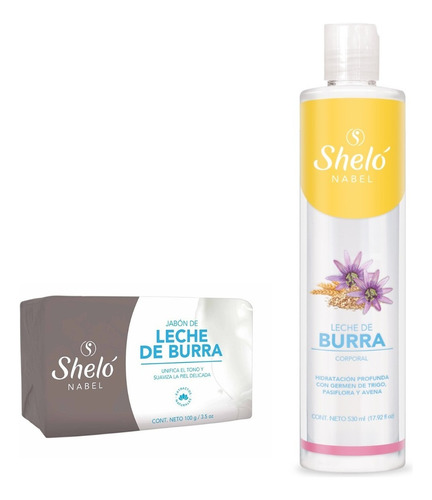 Kit Crema Blanqueadora + Jabón Leche De Burra Sheló