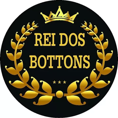 10 Botons 3,5 - Xadrez- Gambito Da Rainha - Rei Dos Botton