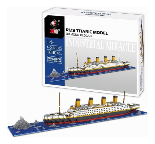 Puzzle 3d Titanic Maquetas Barco 1860 Pzs, Juguetes Bloques