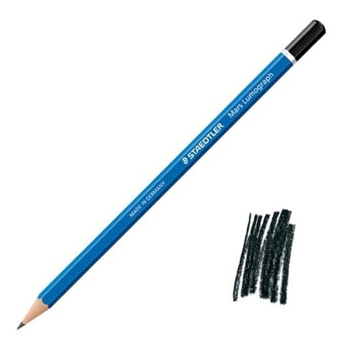 Lapiz Negro Grafito Staedtler Lumograph 6b