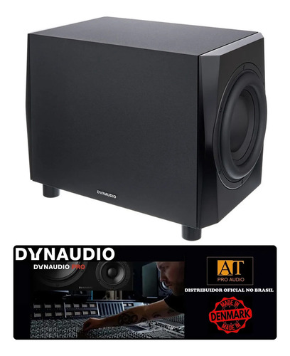 Dynaudio 18s Subwoofer Ativo P/ Estúdio 2x9 Made Dinamarca