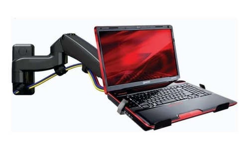 Soporte Base Para Notebook Flexible Sistema A Gas De Pared!!