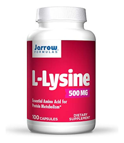 Suplemento Dietario L-lisina 500mg 100 Capsulas Jarrow