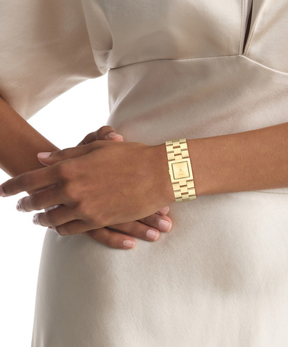 Calvin Klein Reloj Para Mujer 25100089 Meridian Dorado 22mm