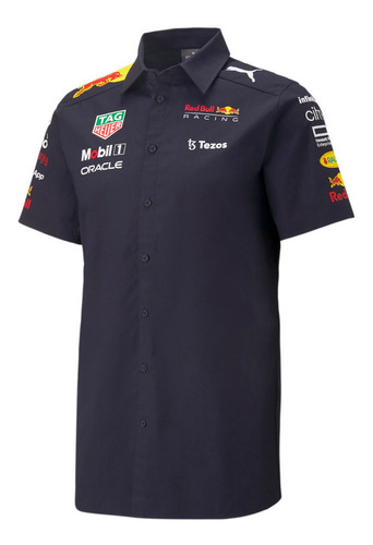 Camisa Vestir Red Bull F1 Checo Perez Verstappen 2022