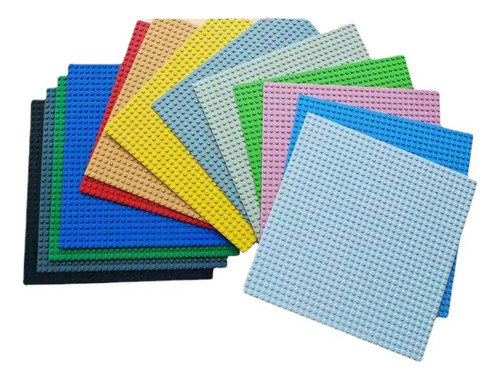 Dp Placa Base For Bloques Pequeños 25x25 Cm, Azul Oscuro