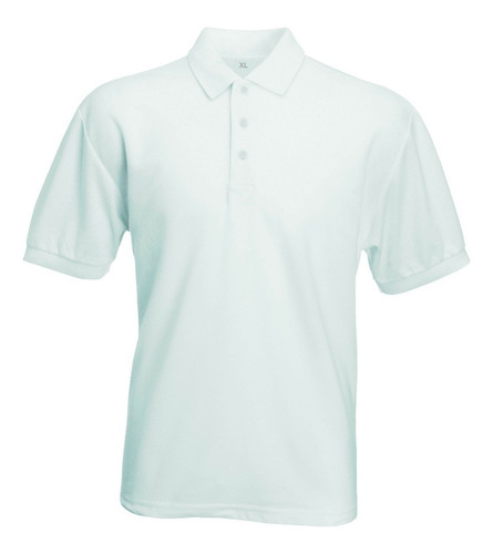 Camiseta Tipo Polo Blanca Mujer, Hombre, Niño, Todas Tallas.