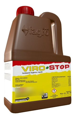 Viro Stop.  Inductor De Resistencia Antiviral En Plantas