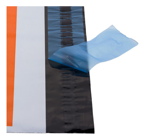 Envelopes Coloridos Para Envios - Laranja 19x25 Cm 100 Unid