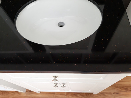 Imagen 4 de 6 de Mueble De Baño 65x56 Mod 569- Mesada De Marmol Y Espejo