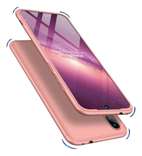 Funda Gkk 360 Para Xiomi Redmi Note 7 Con Mica 9d