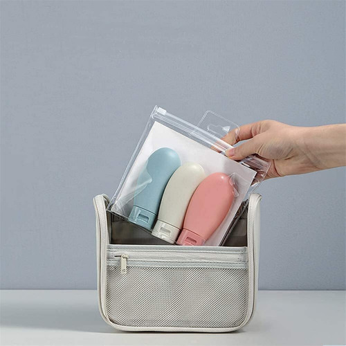 Set De 3 Botellas De Viaje De Silicona Portátiles De 60 Ml