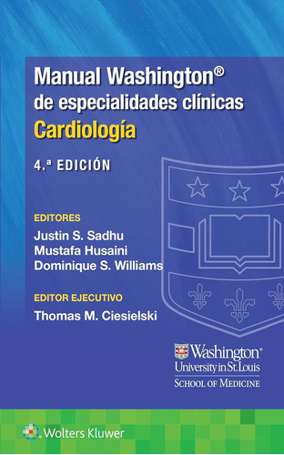 Sadhu Manual Washington De Cardiología 4ed Nuevo