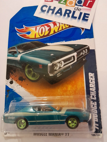 Hot Wheels | 2011 | '71 Dodge Charger Verde