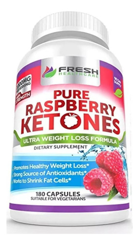 Cetonas De Franbuesa Raspberry Ketones Pastillas Bajar Peso