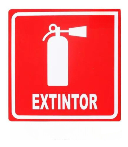 Letrero De Señalización Extintor 