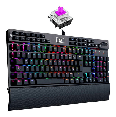 Teclado Mecánico Gamer Redragon Yama Rgb K550 - Español