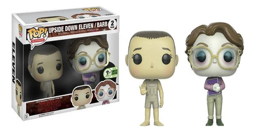 ¡Funko Pop! Pack de 2 unidades de Stranger Things Upside Down Eleven y Barb