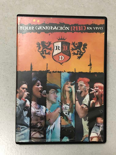 Dvd Rbd Tour Generacion Rbd