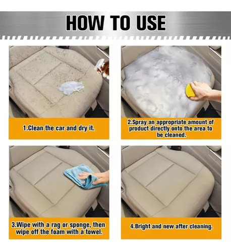 Limpador De Espuma Em Aerossol Para Carros