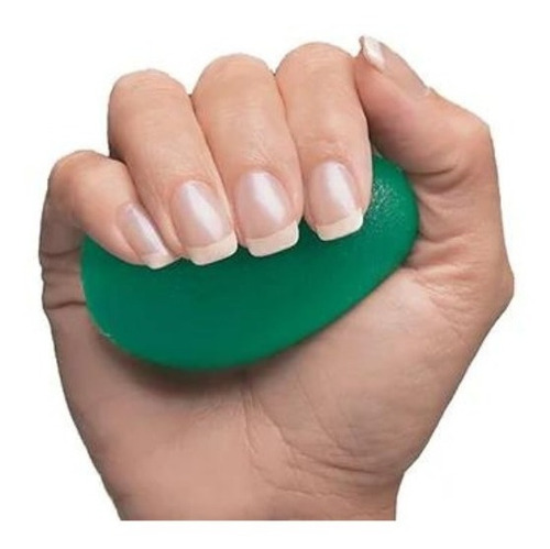 Ejercitador De Mano Oval Suave Verde°
