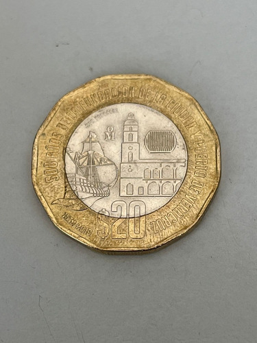 Moneda De 20 Pesos Conmemorativa 500 Años