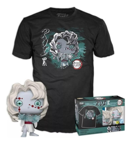 Funko Pop & Tee Demon Slayer Rui 1307 Glow Talla Xl