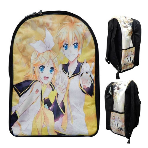 Vocaloid Miku Hatsune Mochila Backpack Rin Len