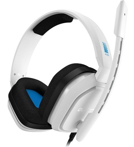 Imagen 4 de 5 de Audífono gamer Astro A10 blanco y azul