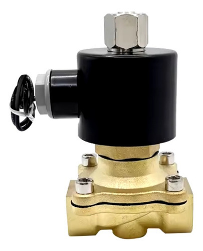 Valvula Solenoide N/ Abierta 1/2 Combustible Agua Aire 220v