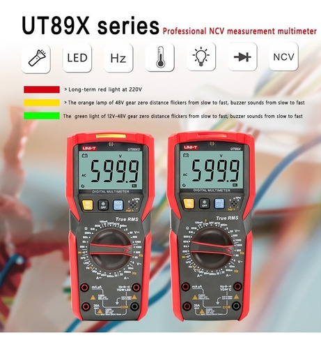 Multímetro Digital Profissional Uni-t Ut89x True-rms-ncv