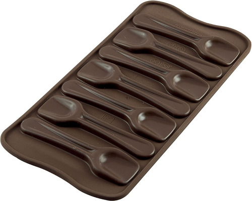 Molde Silicona Chocolate Cucharas Spoons Scg28 Silikomart