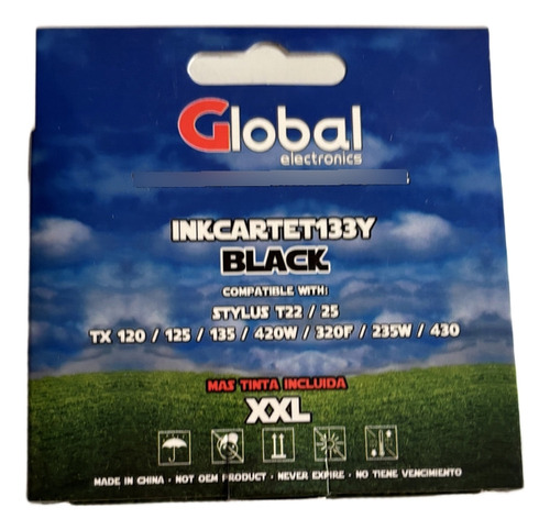 Cartuchos 133 Global Para Tx420w-320f-235w-430 Negro