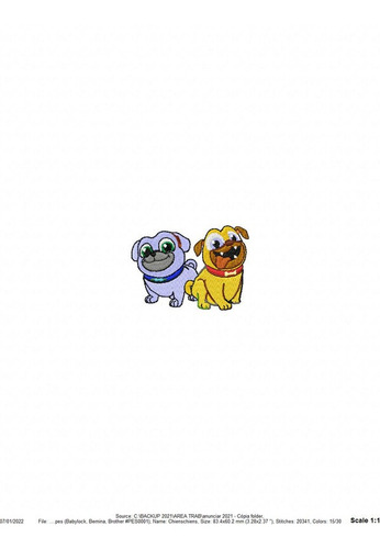 Matriz De Bordado Inb6230 Chiens Chiens