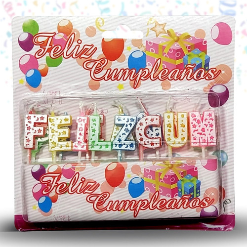 Velas Feliz Cumpleaños