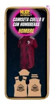 Comprar Moldería Digital Camiseta Cuello V Con Hombreras