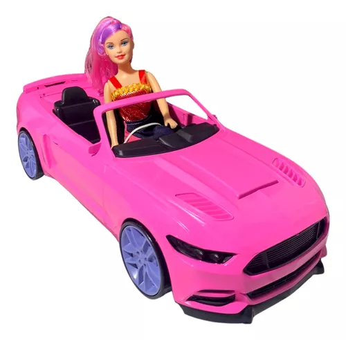 Barbie - Boneca Barbie com carro descapotável, VEÍCULOS