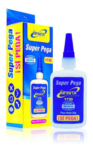 Pegante Instantaneo Infinita Super Pega *120 Ml *1 Unidad