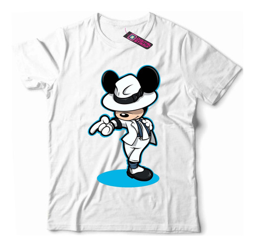 Remera Mickey Mouse Michael Jackson T2 Dtg Premium