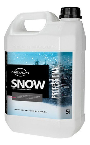 Kit 4 Fluído Liquido Máquina De Neve Snow 5 Litros Nevoa
