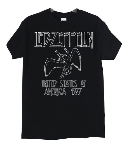 Polera Led Zeppelin United States Of A 1977 Rock Abominatron