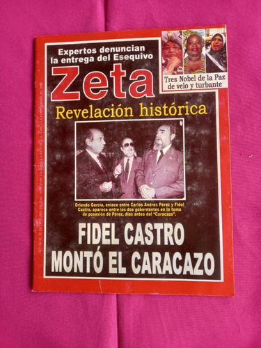 Revista Zeta 1825 - Fidel Castro Monto El Caracazo