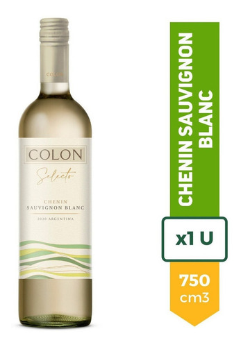 Vino Colon Selecto Chenin Sauvignon Blanc 750ml La Barra