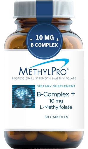 Methylpro B-complex + 10 Mg De L-metilfolato, 30 Capsulas  