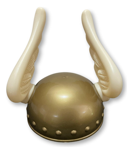 Capacete Grego Hermes Dourado Com Asas