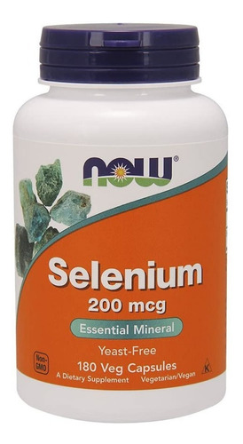 Selenium Now Foods 180 Capsulas - Unidad a $913